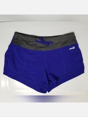 AVIA Cobalt Blue & Heathered Gray Performance 3" Running Short S